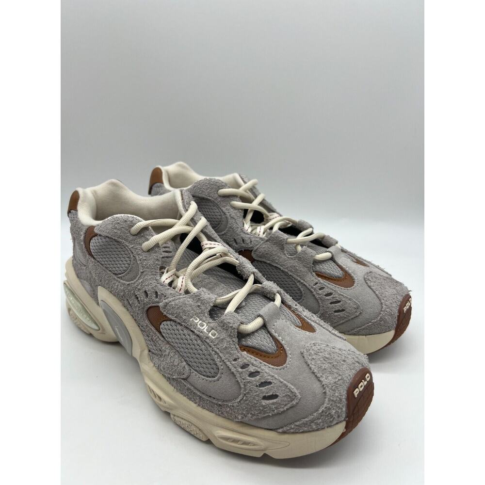 Polo Ralph Lauren Modern Trainer 100 Gray Size 10 NEW - Picture 11 of 12